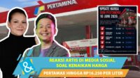 Reaksi Artis di Media Sosial Usai Harga Pertamax Naik Jadi Rp16.250 per Liter Reaksi Artis Di Media Sosial Usai Harga Pertamax Naik Jadi Rp16
