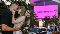 Resmi Menikah di New York, Taylor Swift dan Travis Kelce Gelar Pesta yang Diumumkan Lewat Billboard Raksasa Resmi Menikah Di New York, Taylor Swift Dan Travis Kelce Gelar Pesta Yang Diumumkan Lewat Billboard Raksasa